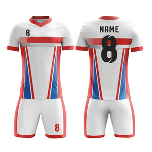 100% polyester respirant uniformes de football vêtements de football uniforme d'entraînement en gros uniformes vierges maillot de football maillot de football - Product Image 3