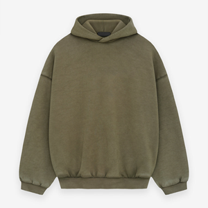 Sudadera con capucha básica transpirable para hombre de la mejor calidad con diseño de manga larga de logotipo personalizado para el servicio OEM de MOQ bajo de invierno - Product Image 1