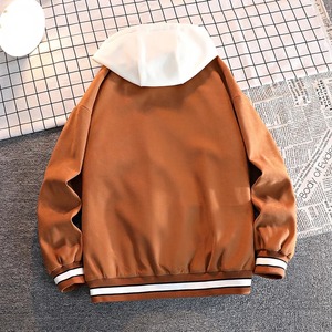 Chaqueta de uniforme de béisbol de otoño para hombres y mujeres, nueva marca de moda, chaqueta que combina con todo, abrigos de talla grande para estudiantes personalizados - Product Image 3
