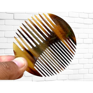Horn <b>Hair</b> <b>Comb</b> Buffalo Cow Horn <b>Comb</b> 100% Natural Horn <b>Hair</b> Wide Tooth <b>Comb</b> for Hotel Home Customize Logo - Product Image 3