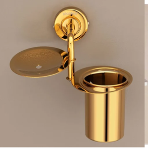 Haute qualité 304 Grade acier inoxydable 2in1 porte-savon et porte-gobelet tendance récente accessoire de salle de bain ensemble de gros - Product Image 1