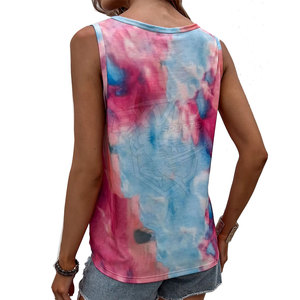 Débardeur de sport décontracté pour femme en polyester 100% sublimé, idéal pour l'entraînement estival - Product Image 2