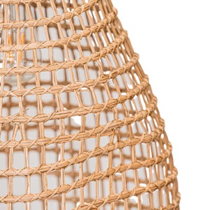 Pour Amazon tendance jonc de mer rotin raphia lampes décor à la maison plafond en bois Durable sûr écologique pour la maison café organisation - Product Image 2