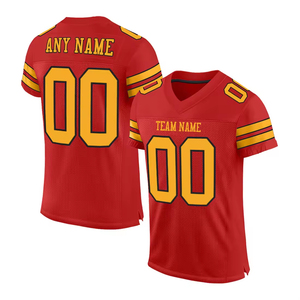 Camiseta de Fútbol Americano Personalizada con Logotipo OEM, Sublimación Personalizada, Impresión Digital, Transpirable, de Secado Rápido, Unisex para Adultos - Product Image 4