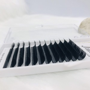 Vietnam haute qualité fait à la main naturel Long 25mm cheveux synthétiques Extension de cils plateaux 0.03 0.05 0.07 méga Volume Extension - Product Image 4