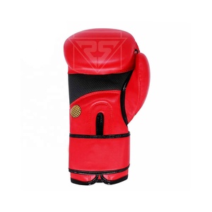 Top Quty logotipo personalizado 10oz guantes de boxeo de cuero de vaca hechos a mano PU cuero artes marciales ropa deportiva público objetivo Boxers - Product Image 3