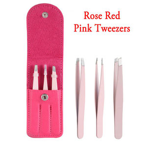 Pinzas para Cejas de Acero Inoxidable de Alta Calidad de Marca Privada OEM, Forma Clásica Personalizada para Extensiones de Cejas - Product Image 5