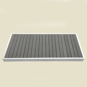 Tapis de bain en bois naturel Icegalax, antidérapant, rayé, facile à nettoyer, pour intérieur/extérieur, bain froid, bassin, spa, sauna - Product Image 4