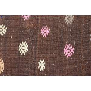 Tapis turc vintage, grand tapis de 5,9 x 8,7 pieds, tapis à imprimé animal brun - Product Image 5