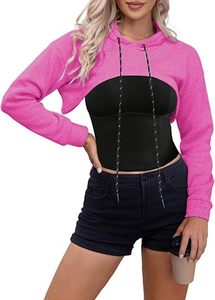 OEM Femmes Crop Hoodie 2025 | Logo personnalisé Pull Streetwear pour Fitness, Activewear, vente en gros de marques de vêtements et magasins de mode - Product Image 4