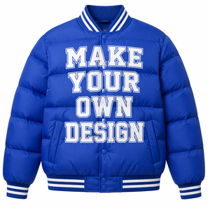 CUSTOM MEN WOMEN PUFFER <b>JACKET</b> INSULATED WINTER <b>ZIP</b> <b>UP</b> COAT OEM ODM FACTORY WHOLESALE SUPPLIER - Product Image 3