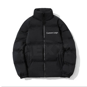 Chaqueta de Invierno Acolchada para Hombre, Talla Grande, con Cuello Alto, Diseño con Letras, Impermeable y Transpirable, Fabricada en Fábrica para Adultos - Product Image 1