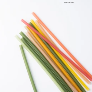 Pajita desechable biodegradable de moda de 6,5mm de espesor para batidos de té en hoteles y restaurantes - Product Image 2