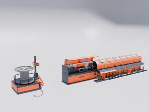 Machines efficaces de redressage et de coupe de métal en fil métallique 120 m/min vitesse équipement de sécurité entretien facile fabriqué en Turquie - Product Image 3
