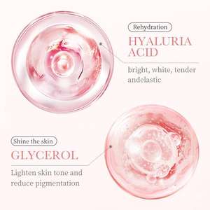 ชุดผลิตภัณฑ์ดูแลผิวหน้าไฮยาลูรอนิก แอซิด โรส โรส สำหรับขายส่ง ควบคุมความมัน บำรุงผิวชุ่มชื้น ประกอบด้วย ครีมบำรุงผิวหน้า คลีนเซอร์ เอสเซนส์ ครีมบำรุงรอบดวงตา - Product Image 6