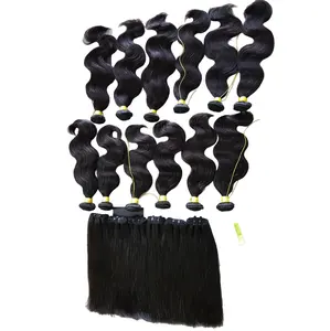 Factory Directly wholesale raw 100% Vietnamese human virgin remy hair extensions weft hair hot sale 2023