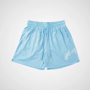 Shorts décontractés pour hommes de qualité supérieure, taille élastique, respirant, séchage rapide, confortable, élégant, motif uni, tissage non tissé, 100% coton - Product Image 1