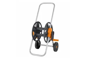 Carro de manguera manual con carrete, color negro/naranja, material PP/POM/aluminio, modelo MD 610, fabricado en Estambul - Product Image 2