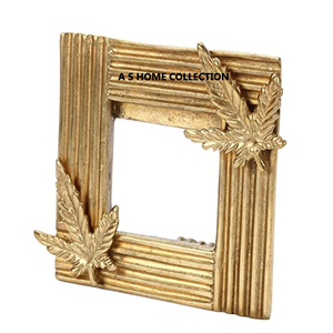 Conception gaufrée cadre photo en métal doré dessus de table décoration de la maison cadre photo prix de gros - Product Image 2