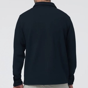 Chemise-veste en tissu gaufré pour homme, en coton de bambou, avec poches, manches longues, chemises pour homme, vêtements durables pour homme - Product Image 6