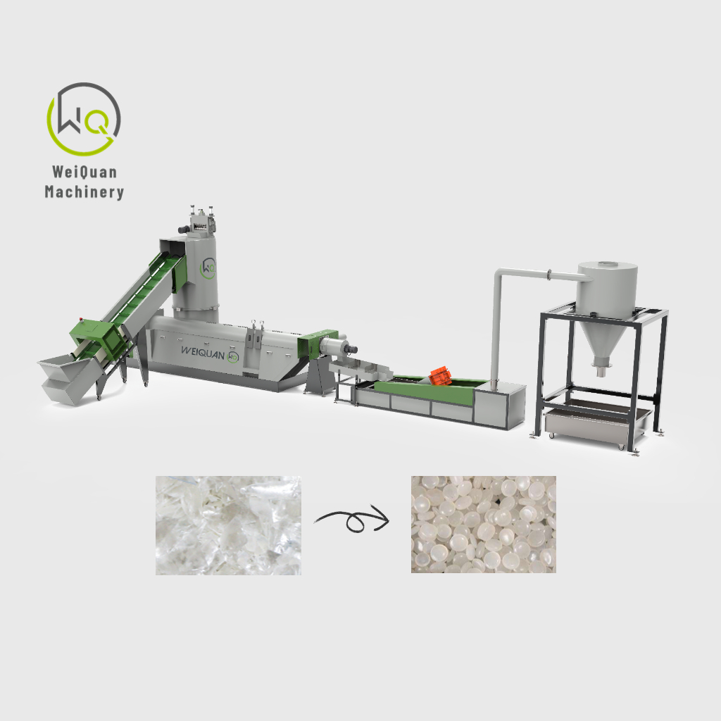 Тип уплотнитель для резки мягкого пластика PE/PP/HDPE/LDPE пленка/мешки гранулирования линии гранулирования