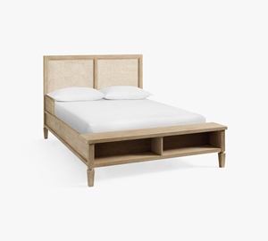 Cadre de lit en bois massif minimaliste moderne et durable en teck naturel acajou bois de Suar pour hôtels et villas modèle 210810 - Product Image 6