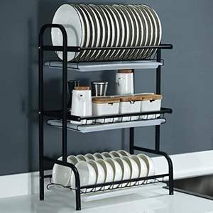 Nueva llegada con estante para Panaderos de la mejor calidad con toma de corriente Barra de café con cesta de alambre, estante de almacenamiento de cocina con 6 ganchos en S - Product Image 2