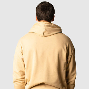 Sudadera con capucha para hombre, forrada de sherpa, extragrande, 100% algodón, con cremallera, para correr, con logo personalizado, OEM, invierno, venta al por mayor - Product Image 3