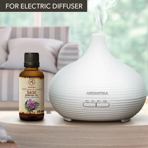 Aromatika Huile Essentielle de Sauge 100% Pure 50ml Aromathérapie Naturelle Salvia Officinalis Huile Composée Distillée à la Vapeur Épicée - Product Image 5