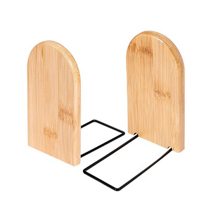 Unique <b>Decor</b> Wooden and Metal <b>Book</b> End 1 Piece for Bookshelf and <b>Book</b> Holder Best <b>Book</b> Lover Gift - Product Image 6