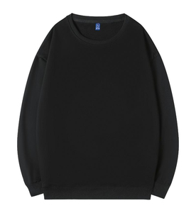 Sweat-shirts à col rond surdimensionnés en coton 100% de couleur unie, personnalisables, pour l'hiver, ODM, poids lourd, pour hommes - Product Image 2