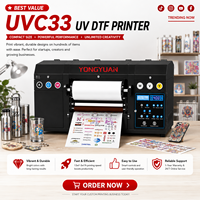 Nueva Impresora UV DTF de 13 Pulgadas A3 XP600 de Doble Cabezal, Máquina para Pegatinas con Relieve Dorado Personalizadas, Barniz 3D, Alta Eficiencia, Semiautomática