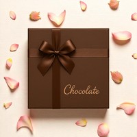Boîte de chocolat de luxe à la mode pour emballage cadeau fête de mariage et affichage de magasin de détail
