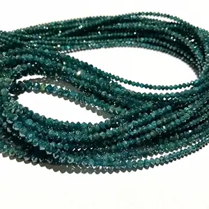 Natural kinetic Blue Gemstone Beads Mala Necklace Excellent Gemstone Women Raw Jewelry For Way Chaker Cutting Beads