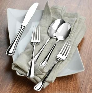 Juego de cubiertos de metal minimalista de nuevo diseño Cubiertos de diseñador para eventos de boda y regalos de negocios Características sostenibles - Product Image 2