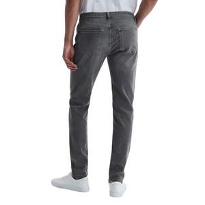 Jean Denim Gris Lavé Confortable Coupe Droite Taille Haute Pantalon Jeans Élégant en Coton Stretch Respirant pour Voyage en Plein Air - Product Image 2