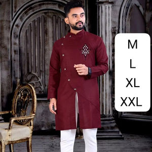 Nouveau style et nouveau modèle Kurta pour hommes avec travail manuel lourd par l'exportateur en gros Fabzone - Product Image 2