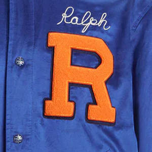 Chaqueta universitaria de satén para hombre a precio de fábrica, logotipo bordado, cierre de un solo botón, estilo callejero ecológico a prueba de viento - Product Image 6