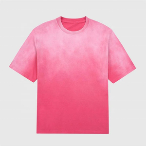 Wholesale Custom 100% Cotton Men's T-Shirts New Design Summer Acid <b>Wash</b> with Loose Drop Shoulder Comfort Fit - Product Image 3
