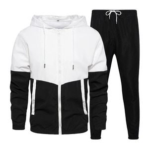 Conjunto de Chándal Informal para Hombre, Ropa Deportiva con Capucha, Chaquetas, Pantalones, Conjunto de 2 Piezas, Traje Deportivo para Correr, Hip Hop, Primavera y Otoño - Product Image 1