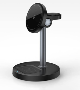 Teléfono inteligente barato de fábrica <span class=keywords><strong>3</strong></span> en 1 cargador inalámbrico rápido para coche con soporte para cargador de coche - Product Image 1