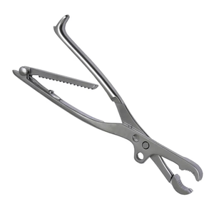 Pinzas de Sujeción Ósea de 22 cm, Plegables, con Trinquete, de Acero Inoxidable, Manuales, de Alta Calidad, Clase II, con 2 Años de Garantía, Instrumentos Quirúrgicos - Product Image 3