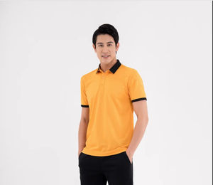 2025 nuevo diseño Casual para hombre para Polo cómodo transpirable de manga corta verano ropa de calle tela de lona OEM - Product Image 2