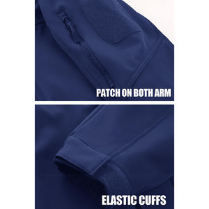 Chaqueta Softshell Personalizada con Logotipo, Impermeable, Cortavientos, Cálida, Uniforme para Repartidores, Deportiva, para Exteriores, para Hombre, Talla Personalizada - Product Image 5