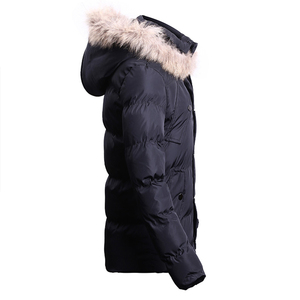 Chaqueta de Invierno para Hombre, Estilo Clásico Canadiense, de Alta Calidad, Abrigo Cálido, Cortavientos, con Piel de Lobo Auténtica, Chaqueta Parka de Plumas de Ganso - Product Image 3