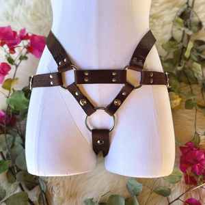 Shogo Strap On Harness <b>Statement</b> Harness With <b>Rings</b> Shoulder Accessory LWH-0057 - Product Image 2
