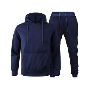 Survêtements pour hommes en coton 100% décontractés et lourds à bas prix, logo personnalisé, respirant, vêtements de sport d'hiver - Product Image 6