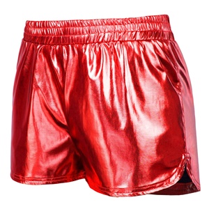 Short de sport taille haute pour femme, sexy, avec effet froncé aux fesses, legging court de yoga, compression sans couture, short de fitness - Product Image 1