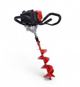 Taladro de tierra profesional a gasolina de 36 cc – Perforadora de postes de la serie Elite para dos personas – Perforadora industrial de alto torque para cercas - Product Image 3