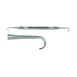 พรีเมี่ยม mannerfelt tendon Hook คู่6 1/4นิ้วสแตนเลสเครื่องมือผ่าตัดคุณภาพสูง mennerfelt Ton โดย Pentax - Product Image 1